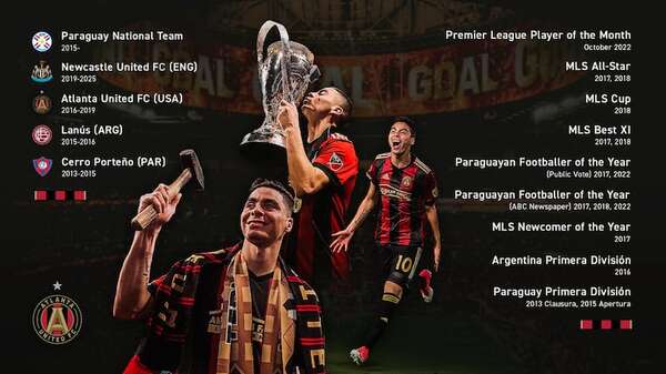 Miguel Almirón, todo un ídolo en Atlanta y en Newcastle - Fútbol Internacional - ABC Color
