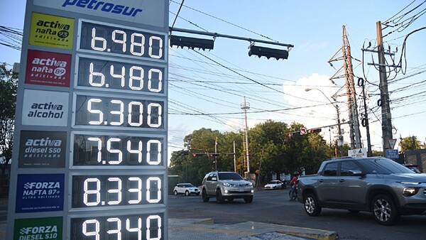 Se generaliza la suba de precios de combustibles en G. 350 por litro