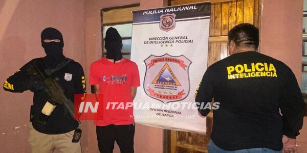 DIVISIÓN DE INTELIGENCIA CAPTURÓ A SUJETO CON ORDEN DE CAPTURA - Itapúa Noticias