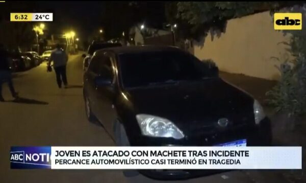 Roce vehicular en San Lorenzo casi termina en tragedia