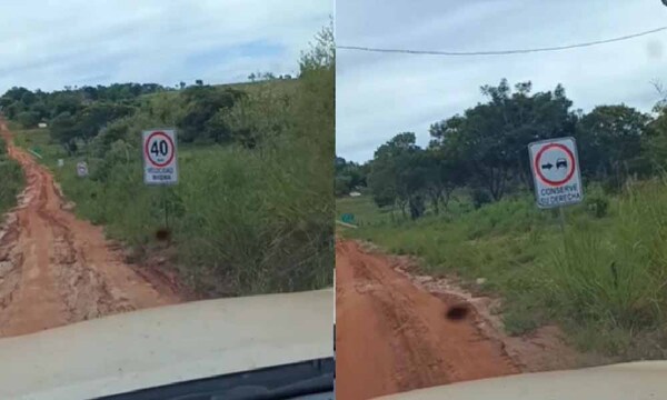 Video en TikTok desata burlas por señalización en camino de tierra – Prensa 5
