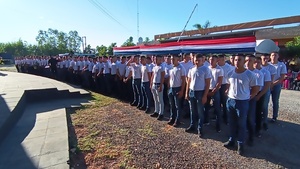 Concepción recibe a 214 aspirantes a la Policía Nacional