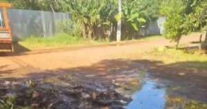 La Nación / Denuncian mal estado de las calles en el barrio San Miguel de Capiatá
