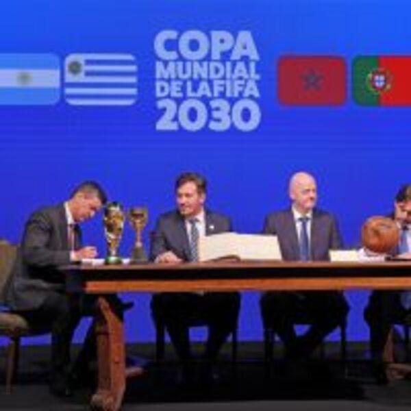 Presidentes firman acta para realización del Mundial 2030 :: Presidencia de la República del Paraguay