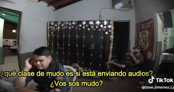¡No va seo!: un demorado, que aseguró ser mudo, ¿¡mandaba mensajes de audio!?