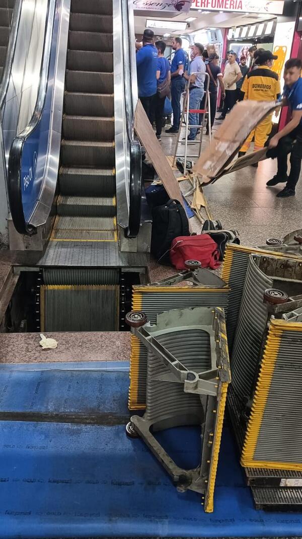 Trabajador queda atrapado en escalera mecánica cuando realizaba mantenimiento - ADN Digital
