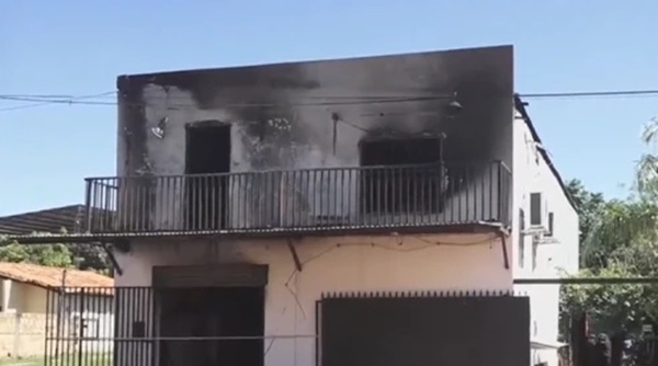 Responsabilizan a la ANDE por incendio en estudio contable de San Lorenzo