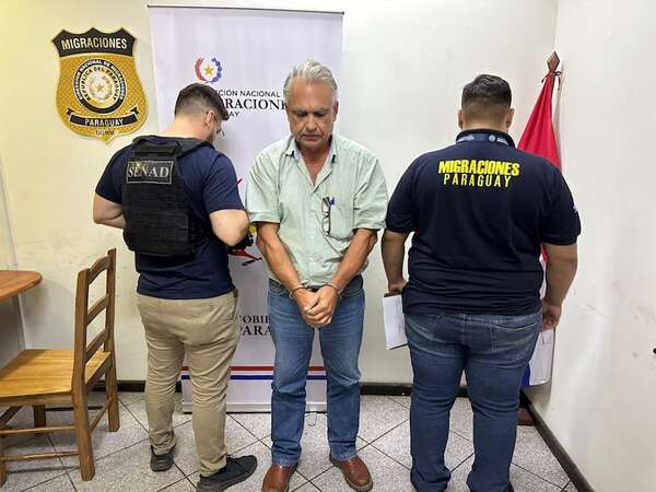 Brasileño denuncia que en Senad vaciaron su cuenta bancaria antes de ser expulsado - Nacionales - ABC Color