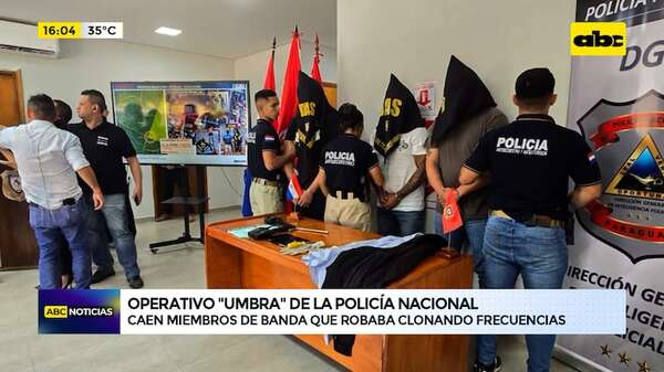 Operativo Umbra: desarticulan banda que clonaba radiofrecuencias para robar viviendas y vehículos - ABC Noticias - ABC Color