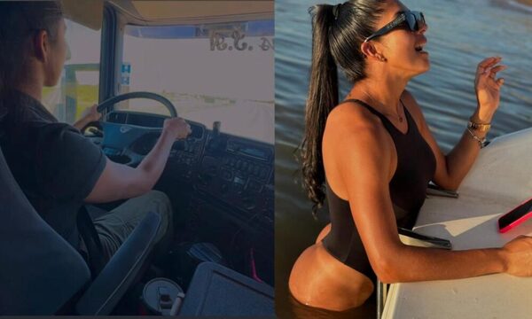 (VIDEO) Así es el fin de semana de verano de esta modelo que se volvió camionera