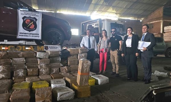 Antinarcóticos incautan más de 1.300 kilos de marihuana en Yhú - OviedoPress