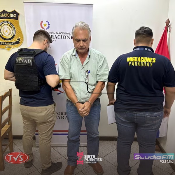 DENUNCIAN VACIAMIENTO DE CUENTAS BANCARIAS DE CIUDADANO BRASILEÑO DETENIDO POR LA SENAD ANTES DE SER EXPULSADO DEL PAÍS - TVS