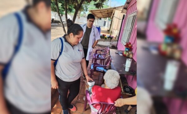 USF Santa Rosa realiza consulta domiciliaria en territorio social