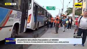 Video: garantizan que suba del combustible no impactará en precio del pasaje - ABC Noticias - ABC Color