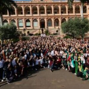 Presidente recibió en el Palacio de López a jóvenes de Chore :: Presidencia de la República del Paraguay