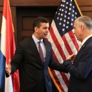 Presidente conversó sobre temas de interés binacional con legisladores norteamericanos :: Presidencia de la República del Paraguay