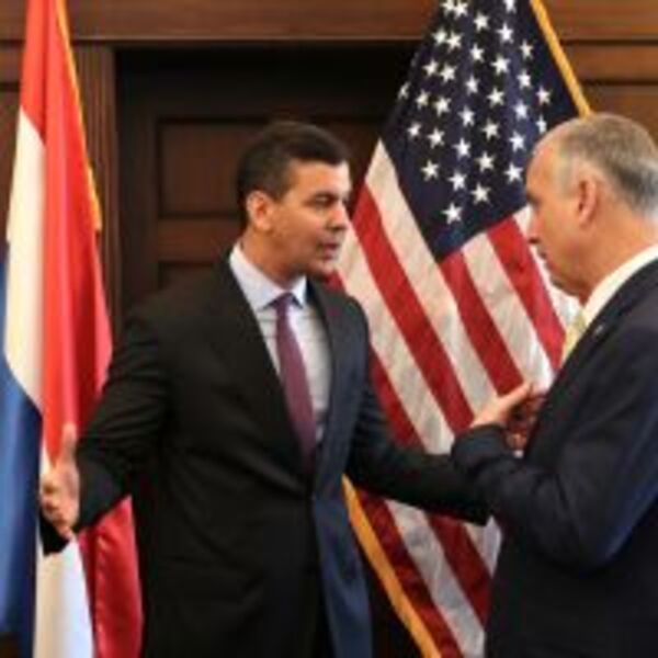 Presidente conversó sobre temas de interés binacional con legisladores norteamericanos :: Presidencia de la República del Paraguay