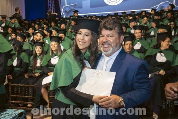 Majestuosidad: Impecable Colación de Grado de Profesionales Médicos recibidos en Universidad Central del Paraguay sede PJC - El Nordestino