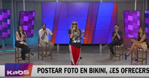 La Nación / Carmiña vuelve al show televisivo desde el lunes y promete mucho “Kaos”