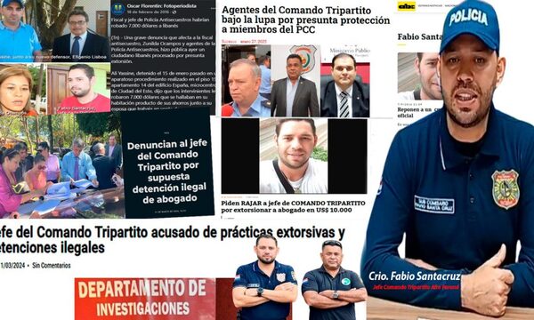 Comisario Santacruz un mimado y protegido pese a irregularidades y nefastos antecedentes – Diario TNPRESS