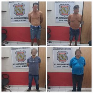 Policía detiene a cuatro supuestos asaltantes en Vallemi