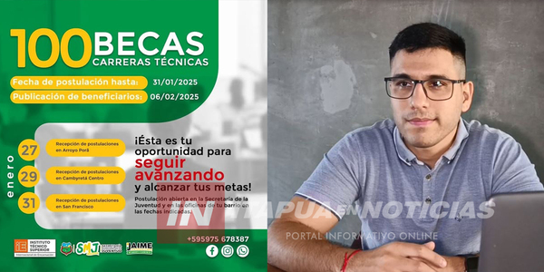 CON GRAN ÉXITO DAN CIERRE A LAS POSTULACIONES PARA BECAS EN CAMBYRETÁ - Itapúa Noticias