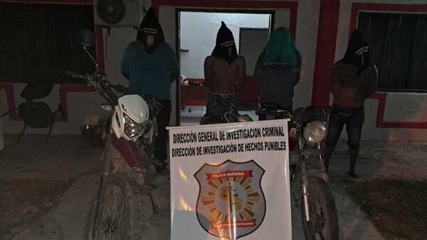 Serie de allanamientos terminan con cuatro detenidos por asaltos en Vallemí
