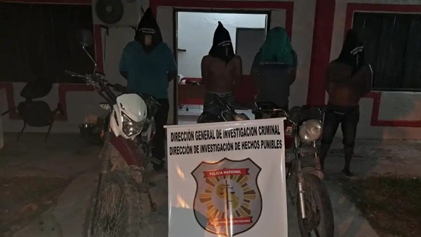 Allanamientos en Vallemí: Cuatro detenidos por robo agravado