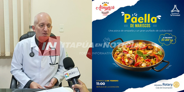 SANATORIO LA TRINIDAD PARTICIPARÁ DEL GRAN ALMUERZO SOLIDARIO DEL ROTARY - Itapúa Noticias
