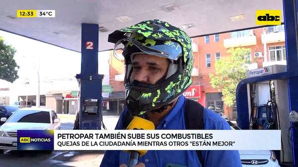 Petropar sube el precio de sus combustibles: así reaccionó la ciudadanía - ABC Noticias - ABC Color