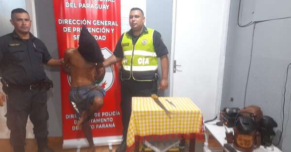 La Nación / Detienen a joven por amenazar y encerrar a su madre con una bebé en brazos