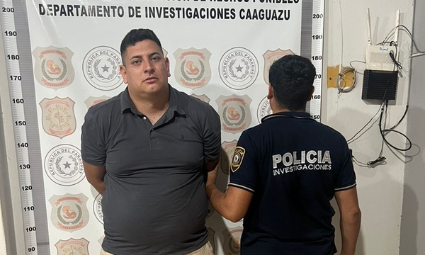 Detienen a un hombre por supuesto caso de extorsión en Coronel Oviedo - OviedoPress