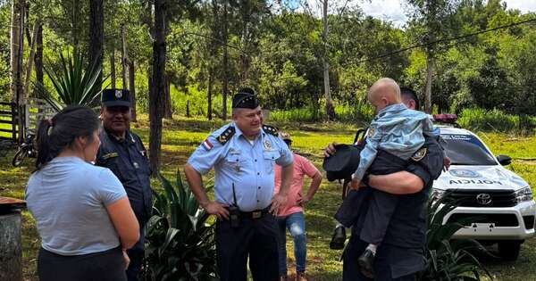 La Nación / Policías solidarios buscan casa para familia de niño enfermo en Santa Rita