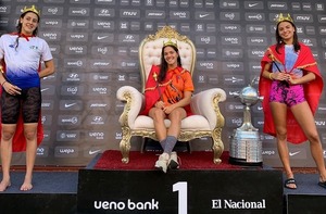 Charles Hockin y Astrid Caballero se destacan en la Copa Olimpia