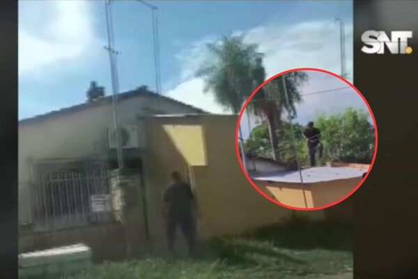 Joven fue atrapado tras huir de techo en techo en Villa Hayes - SNT