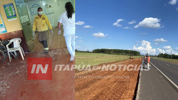 MOTOCICLISTA RESULTÓ HERIDO TRAS CAÍDA EN GENERAL DELGADO  - Itapúa Noticias