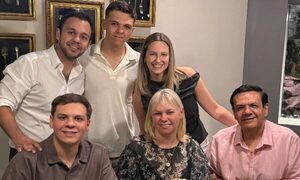 ¡El cumple en familia de la esposa de Rubén Darío Da Rosa!