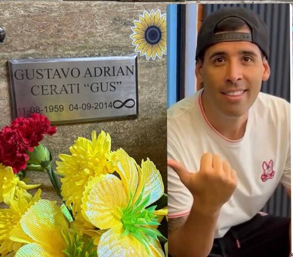 Camarasa visitó tumbas de cantantes en Buenos Aires
