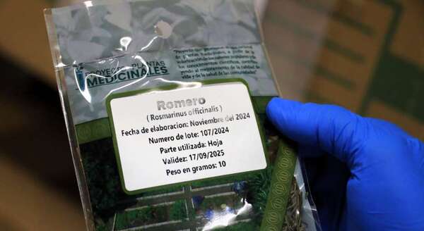 ITAIPU refuerza producción de sobres de hierbas medicinales siguiendo riguroso proceso de calidad
