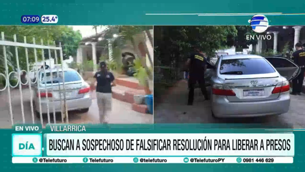 Buscan a sospechosos de falsificar resolución para liberar a presos