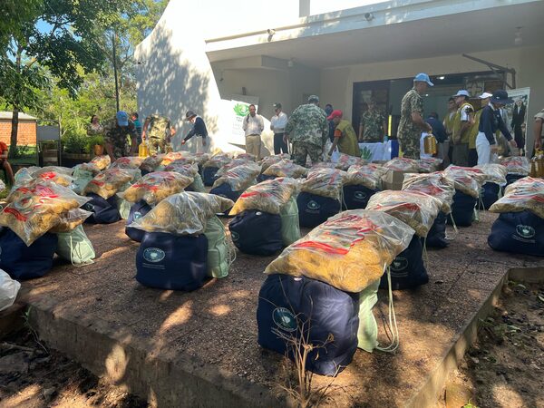 Potrero Irala se recupera tras el temporal: avanzan reparaciones y entregan alimentos