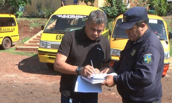 Verifican transportes escolares en Franco