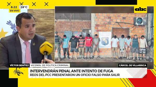 Intervendrán cárcel de Villarrica: reos del PCC intentaron salir con un oficio falso - ABC Noticias - ABC Color
