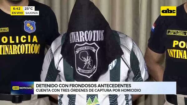Video: Detienen a un presunto sicario del clan Rotela - ABC Noticias - ABC Color