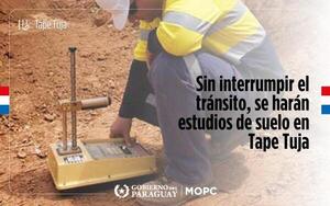 Sin afectar el tránsito vehicular, se iniciarán estudios de suelo en Tape Tuja - .::Agencia IP::.