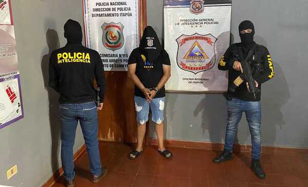 Capturan a presunto asaltante de BANCOP en Itapúa