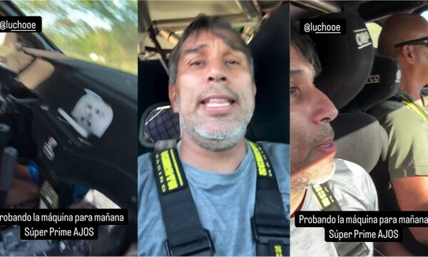(VIDEO) Pipino Cuevas se volvió co-piloto de rally: “Para que vean que tenemos hue…”