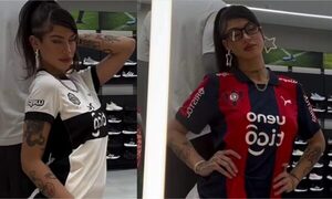 (VIDEO) ¿Mbatará? ¡Cantante apareció vistiendo la remera de Olimpia y Cerro Porteño!
