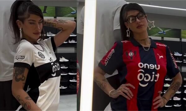 (VIDEO) ¿Mbatará? ¡Cantante apareció vistiendo la remera de Olimpia y Cerro Porteño!