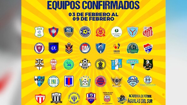 Encarnación vivirá la 20ª edición de la Copa Ciudad de Fútbol Infantil con récord de participación